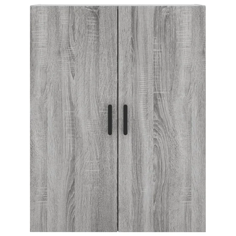 Buffet haut Sonoma gris 69,5x34x180 cm Bois d'ingénierie - 6