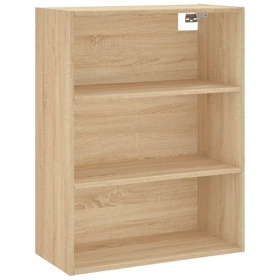 Buffet haut Chêne sonoma 69,5x34x180 cm Bois d'ingénierie - 4
