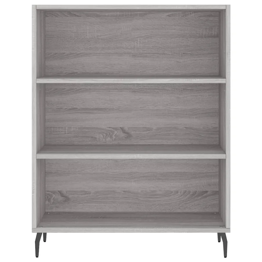 Buffet sonoma gris 69,5x32,5x180 cm bois d'ingénierie - 5