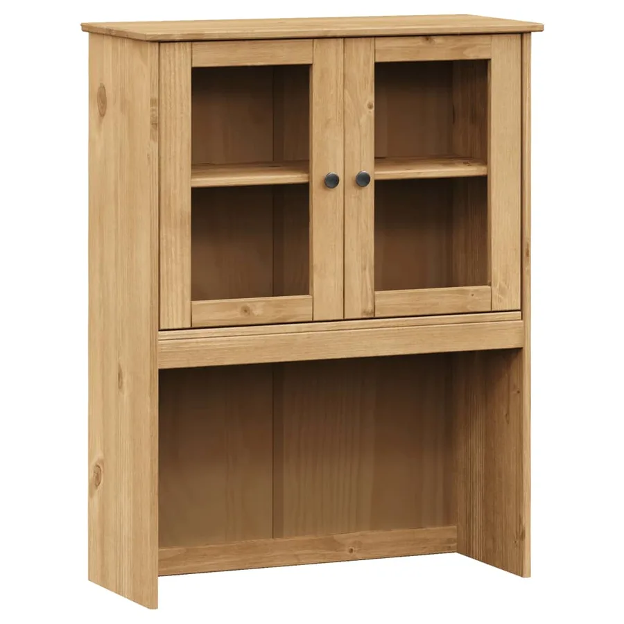 Buffet haut VIGO 78x40x175 cm bois massif de pin - 8