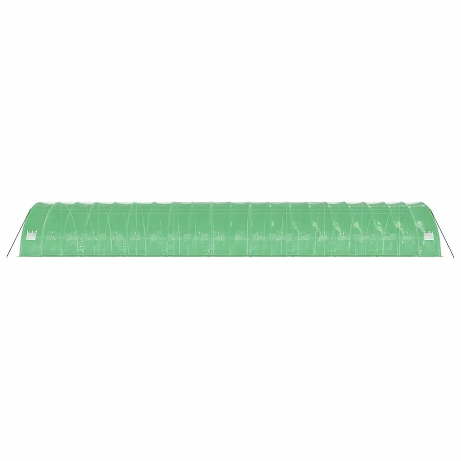 Serre avec cadre en acier vert 120 m² 20x6x2,85 m - 5