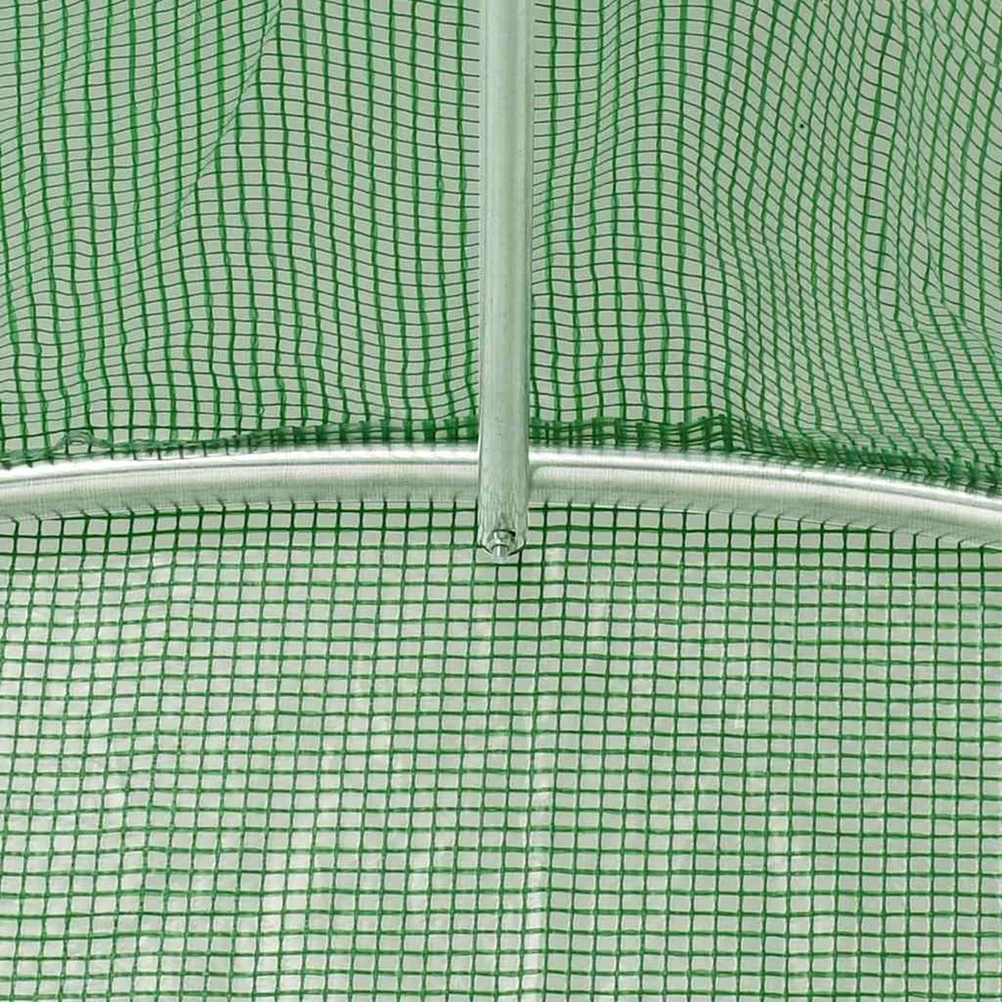 Serre avec cadre en acier Vert 24 m² 6x4x2,85 m - 9