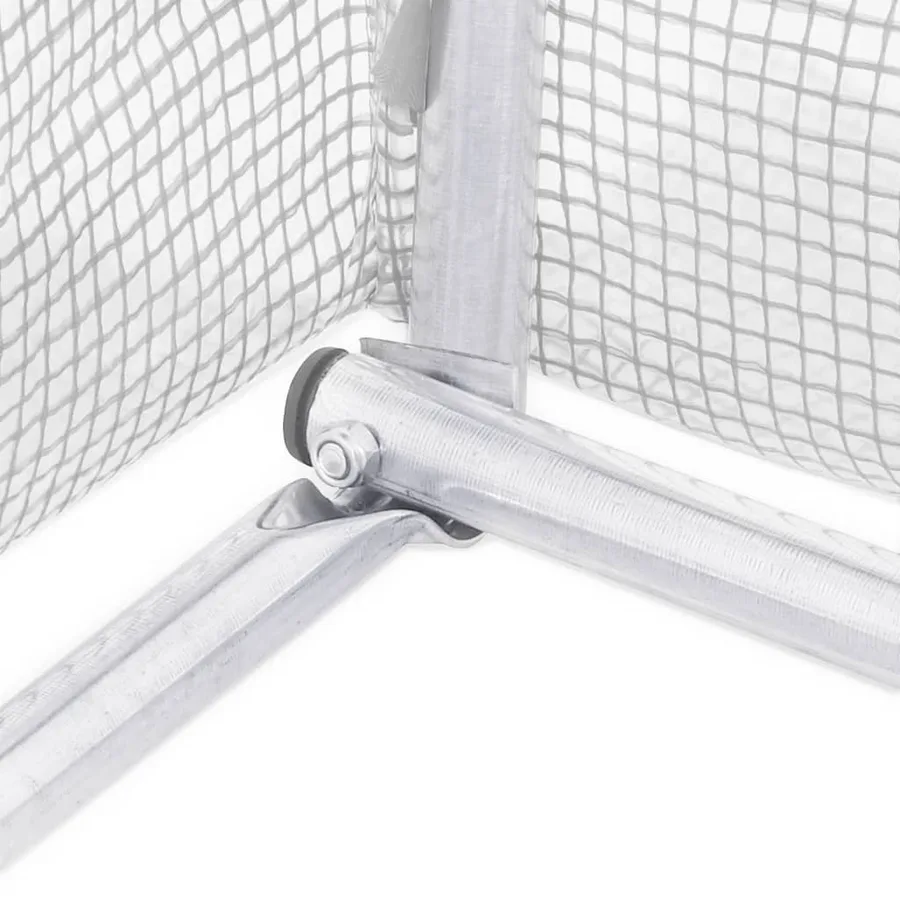 Serre avec cadre en acier blanc 80 m² 20x4x2 m - 8