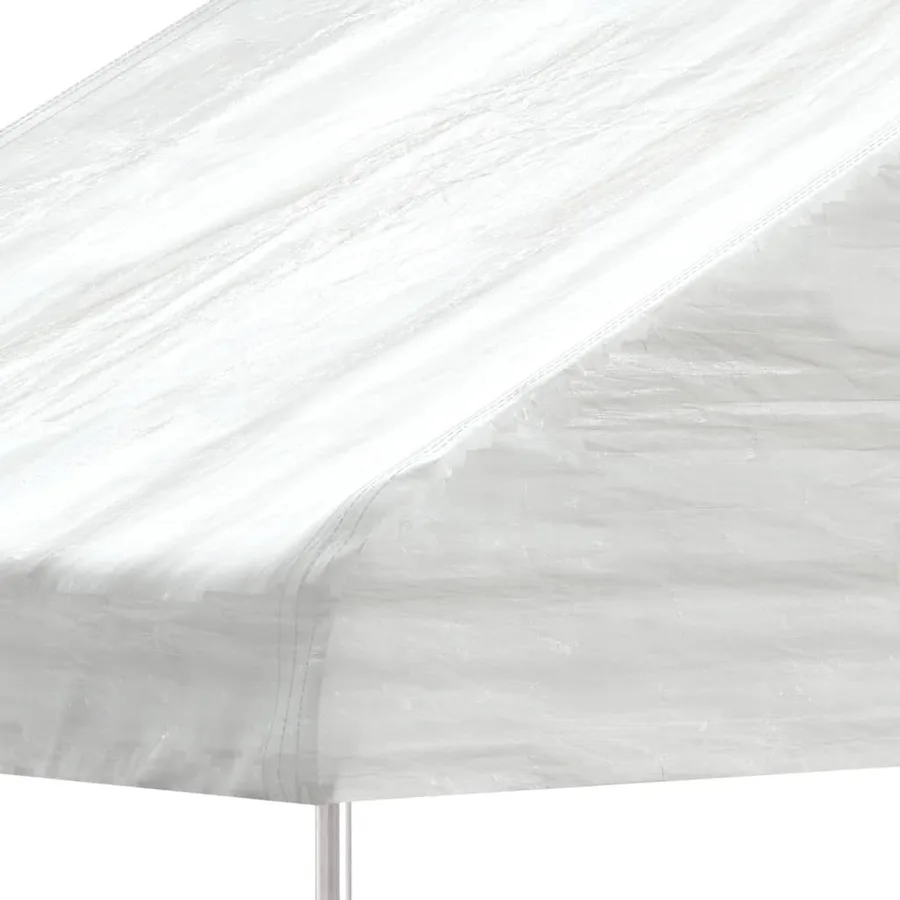 Belvédère avec toit blanc 17,84x5,88x3,75 m polyéthylène - 4