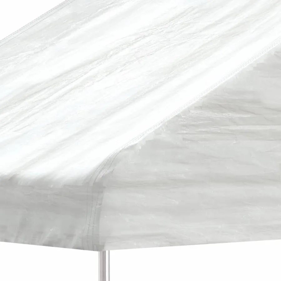Belvédère avec toit blanc 11,15x2,28x2,69 m polyéthylène - 4