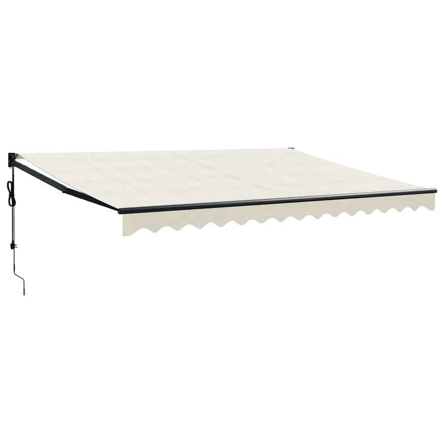 Auvent rétractable automatique crème 4x3 m - 2