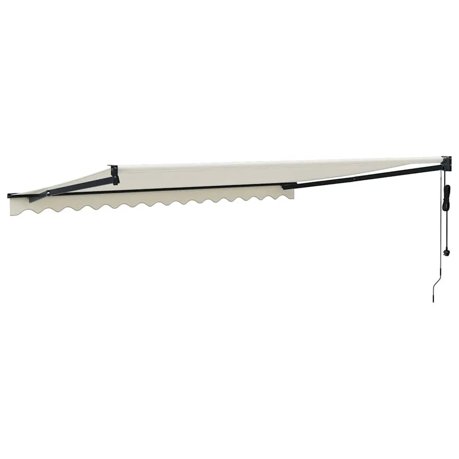 Auvent rétractable automatique crème 4x3 m - 5