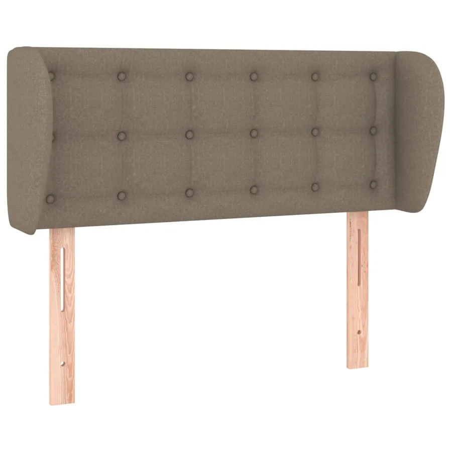 Tête de lit avec oreilles Taupe 83x23x78/88 cm Tissu - 2