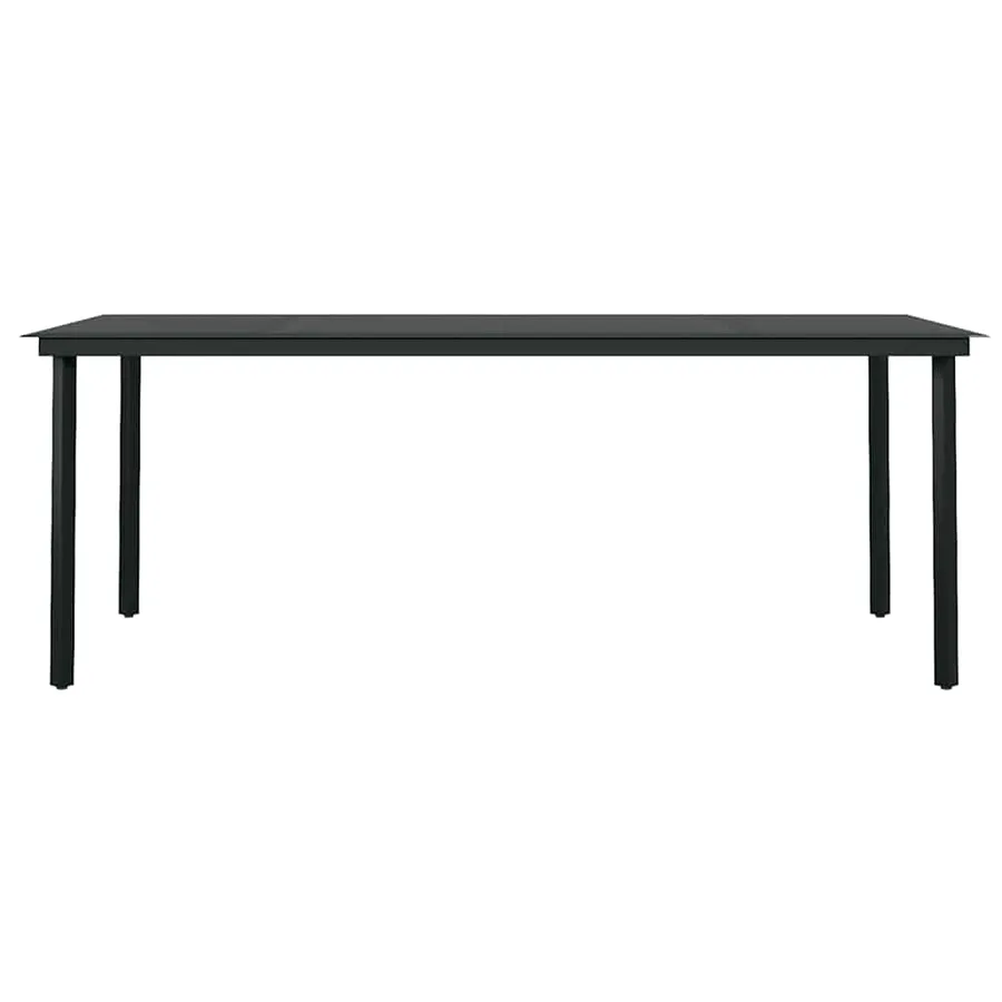 Ensemble à manger de jardin 9 pcs Chêne - 6