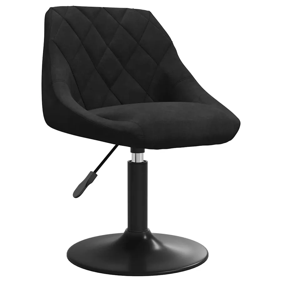 Chaise de salle à manger Noir Velours - 2