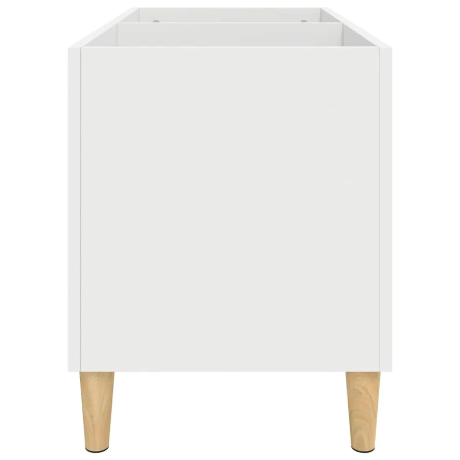 Armoire à disques blanc 74,5x38x48 cm bois d'ingénierie - 6