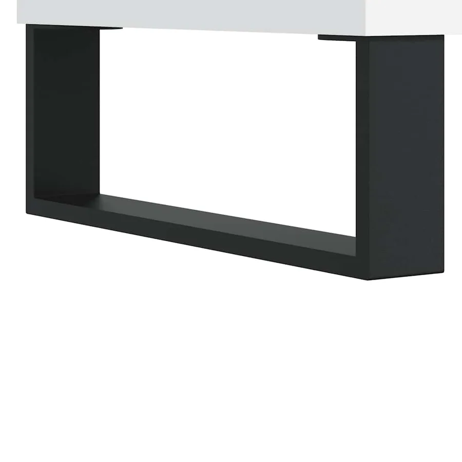 Armoire de salle de bain blanc 58x33x60 cm bois d'ingénierie - 9