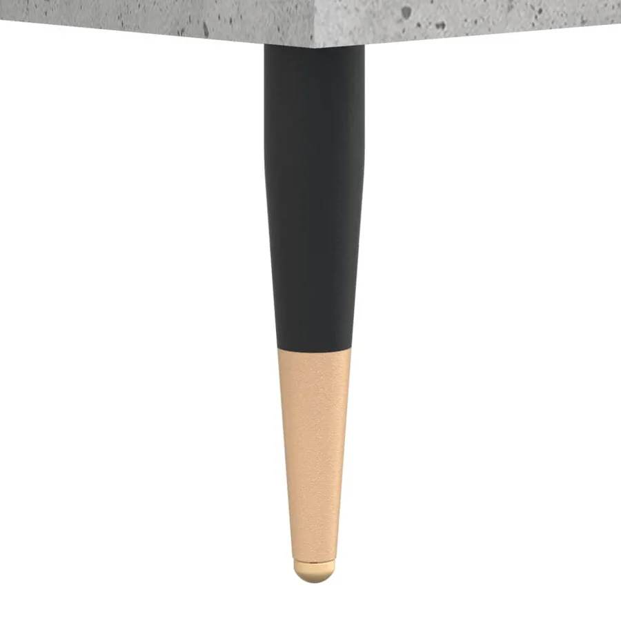 Table basse gris béton 55x55x36,5 cm bois d'ingénierie - 9