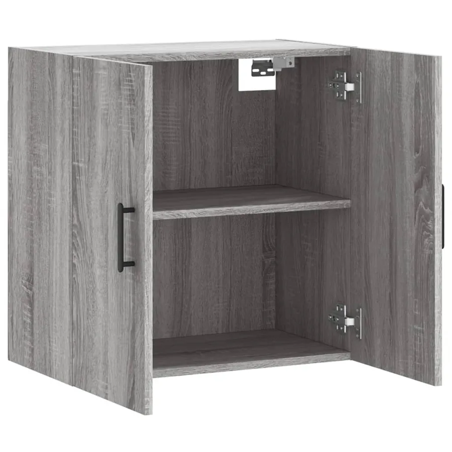 Armoire murale sonoma gris 60x31x60 cm bois d'ingénierie - 6