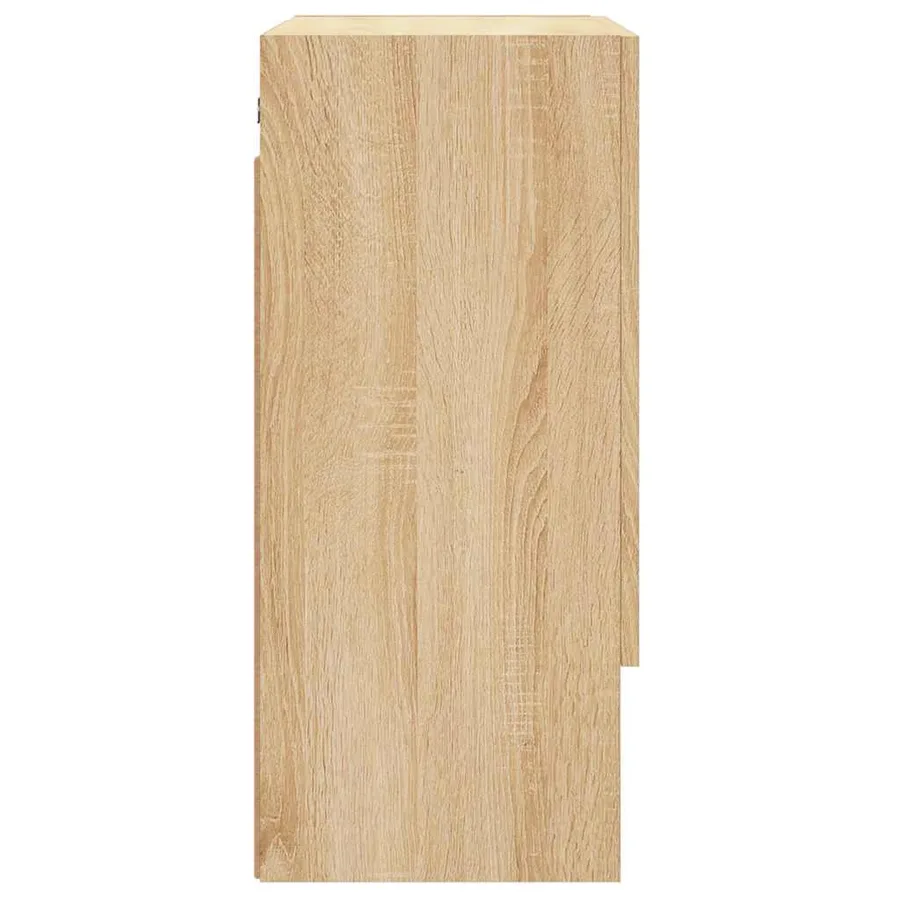 Armoire murale chêne sonoma 60x31x70 cm bois d'ingénierie - 7
