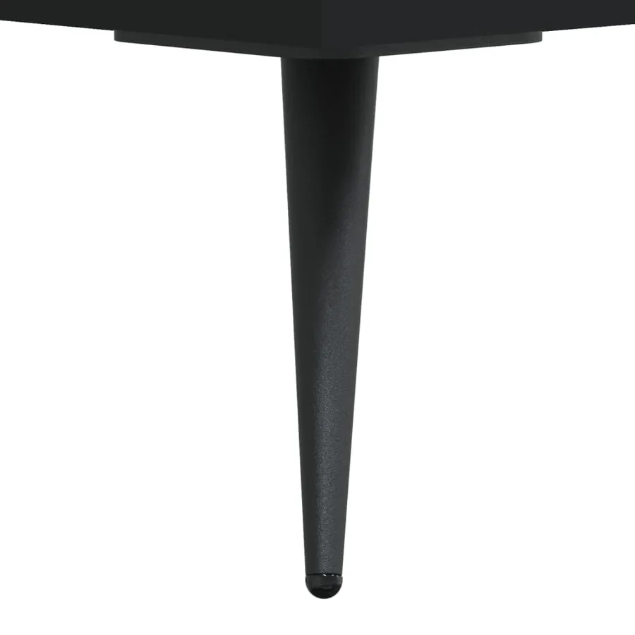 Tables de chevet 2 pcs noir 40x35x47,5 cm bois d’ingénierie - 11