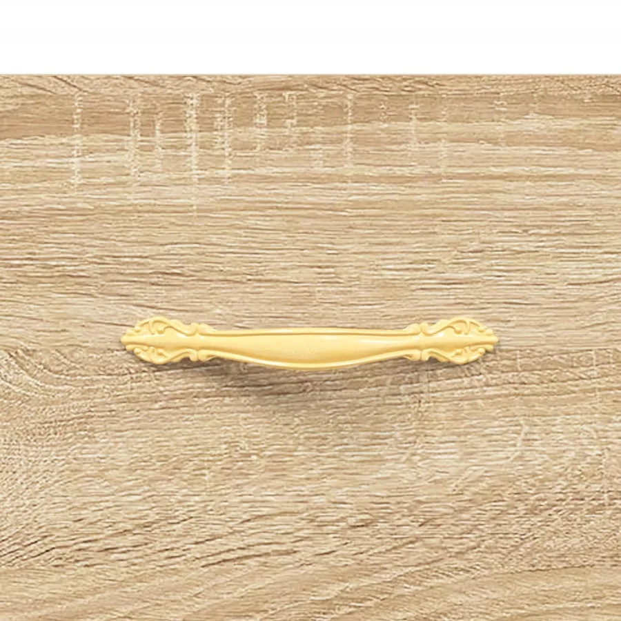 Table de chevet chêne sonoma 40x35x47,5 cm bois d’ingénierie - 9