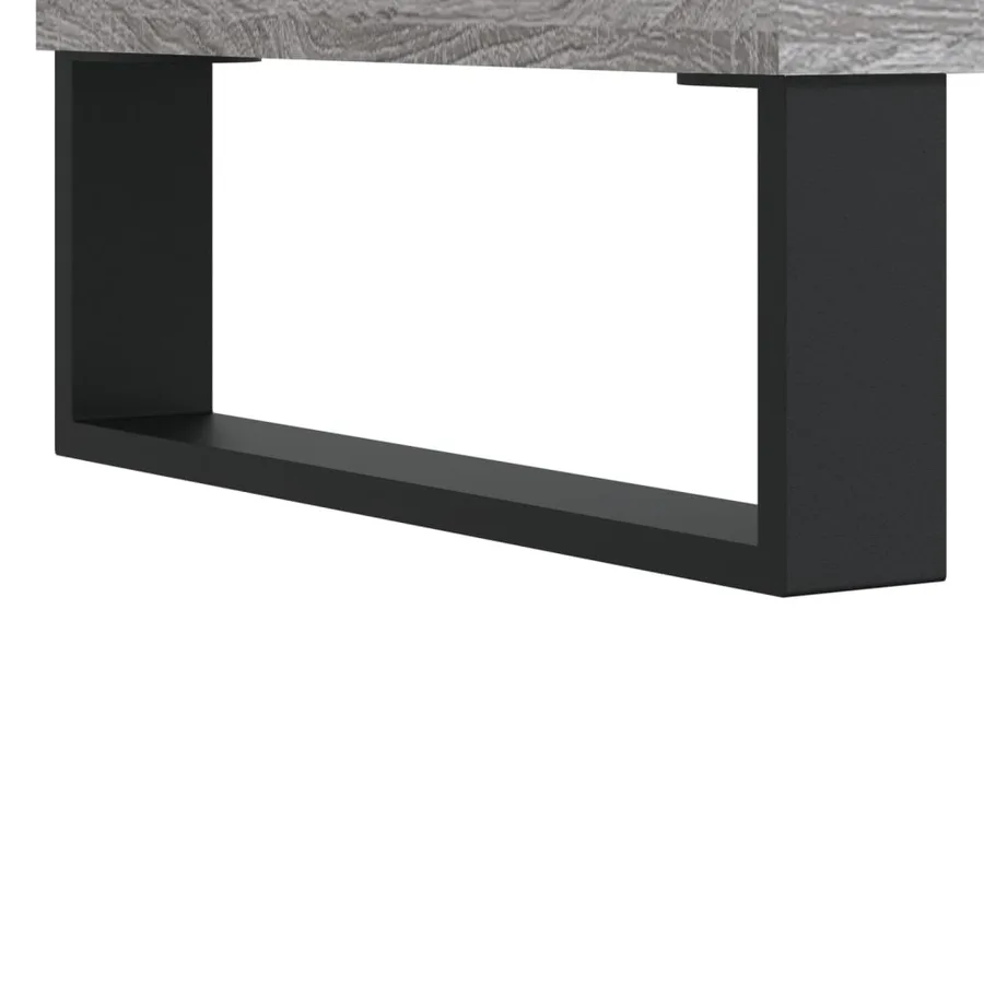 Table basse sonoma gris 60x60x30 cm bois d'ingénierie - 7