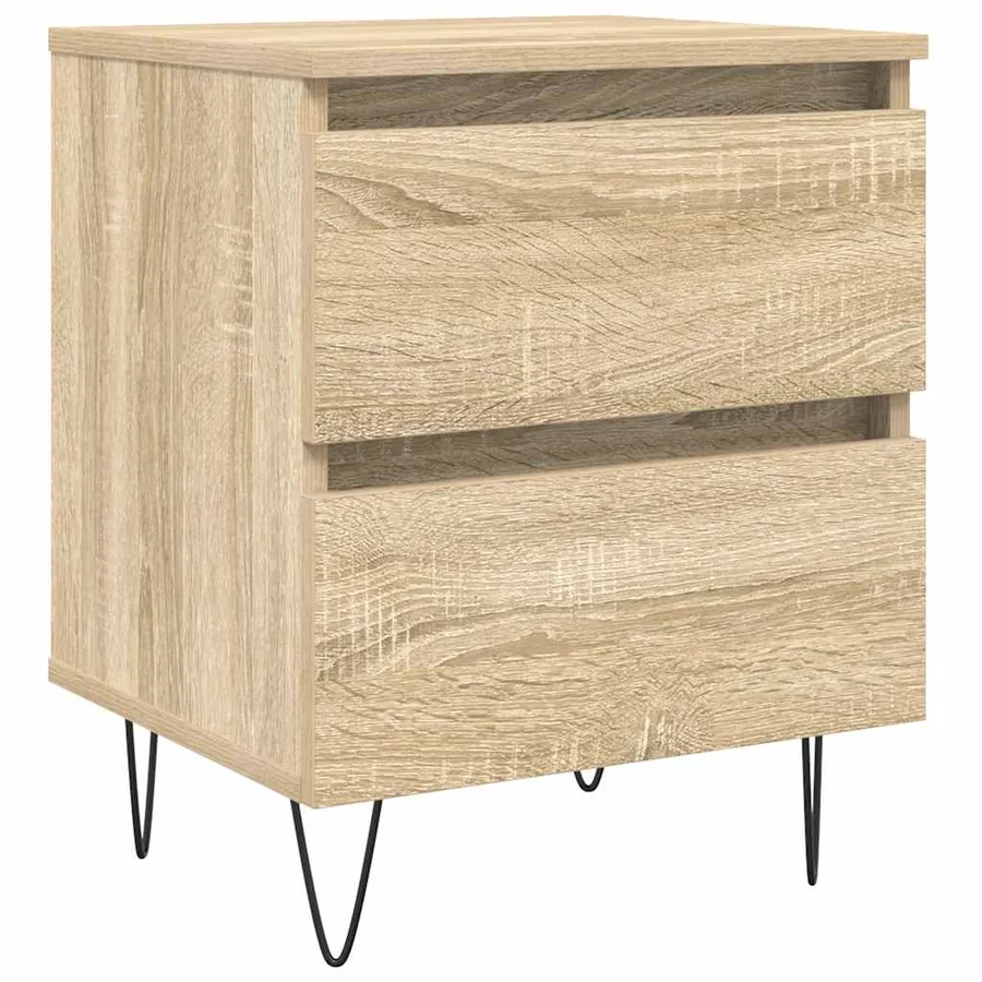 Table de chevet chêne sonoma 40x35x50 cm bois d’ingénierie - 2
