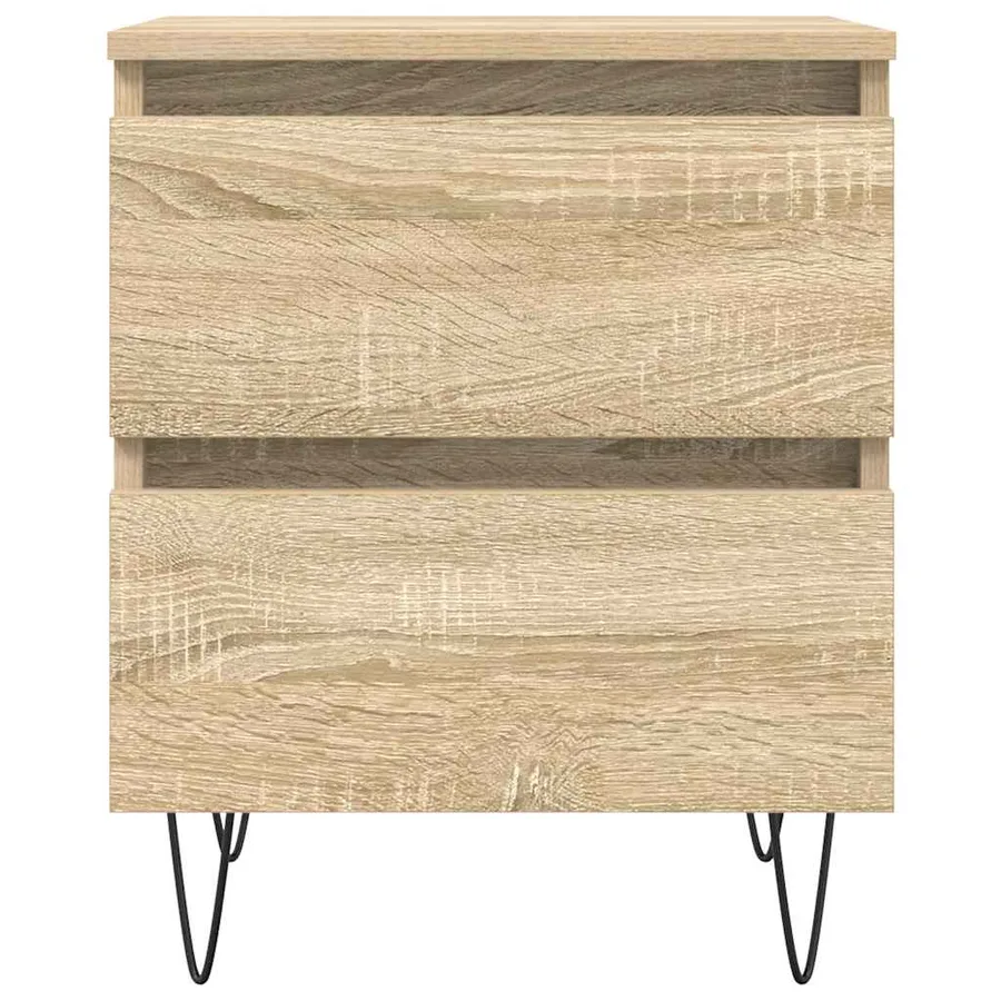 Table de chevet chêne sonoma 40x35x50 cm bois d’ingénierie - 5