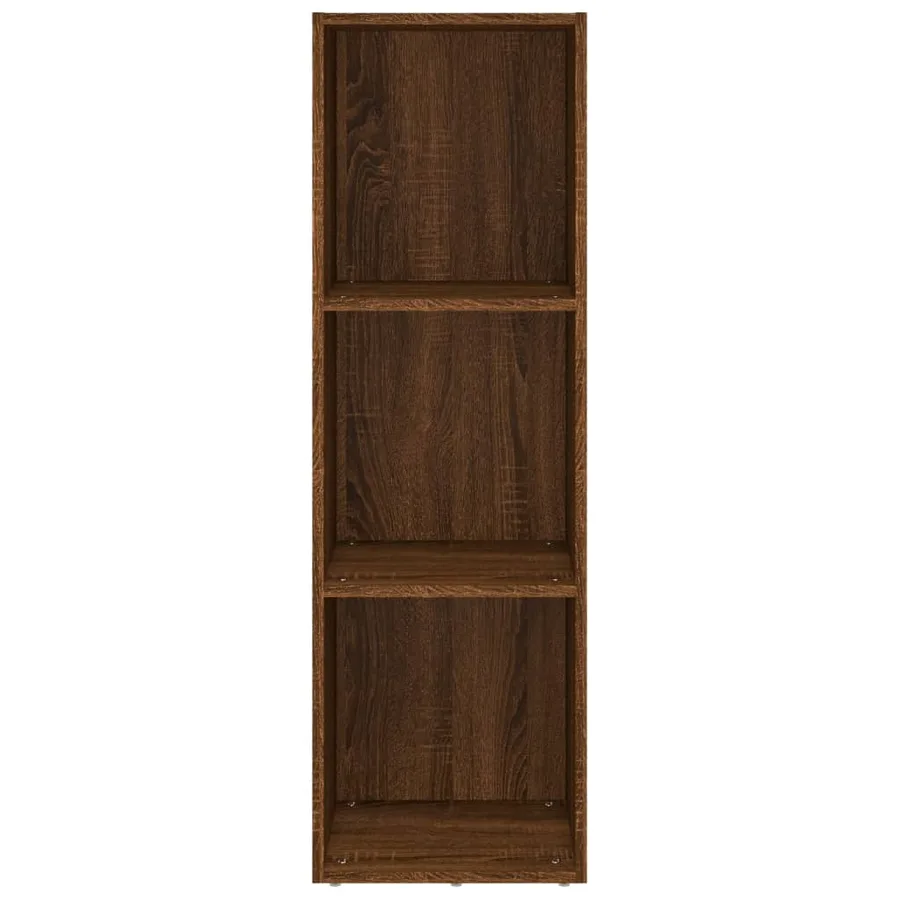 Bibliothèque/Meuble TV chêne marron 36x30x114cm bois ingénierie - 4