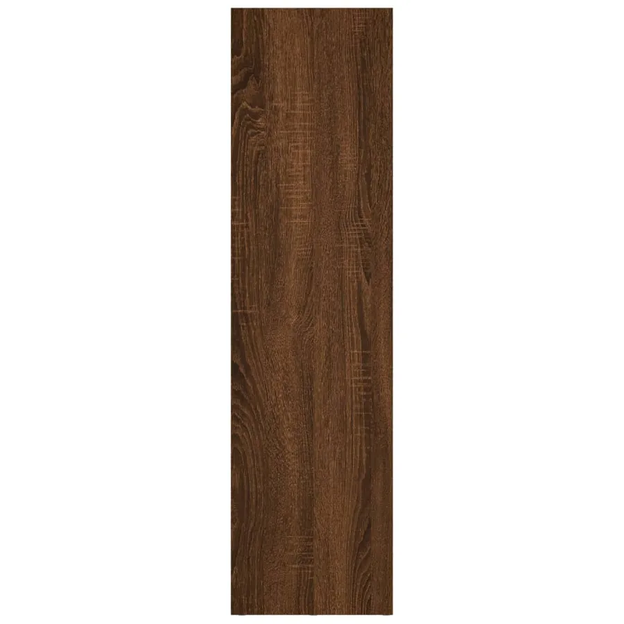 Bibliothèque/Meuble TV chêne marron 36x30x114cm bois ingénierie - 5