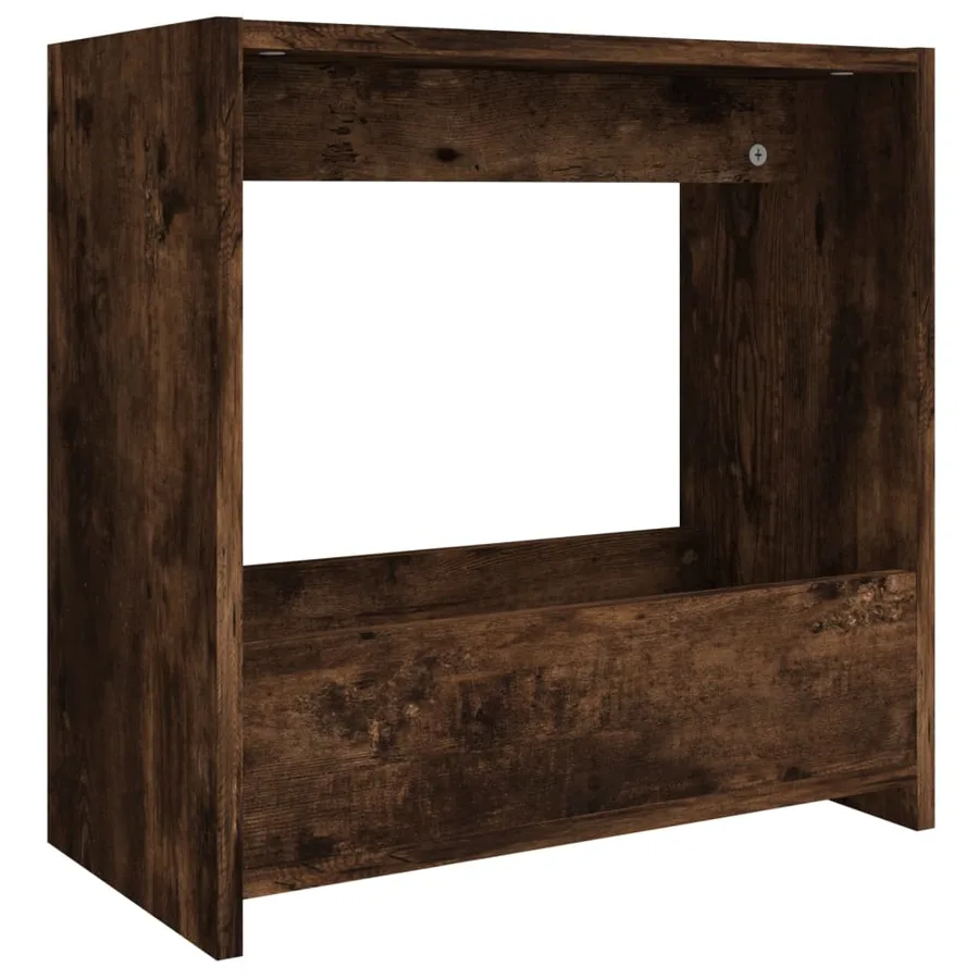 Table d'appoint Chêne fumé 50x26x50 cm Bois d'ingénierie - 2