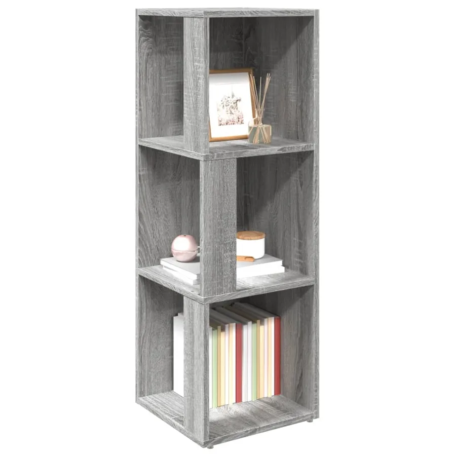 Armoire d'angle Sonoma gris 33x33x100 cm Bois d'ingénierie - 6