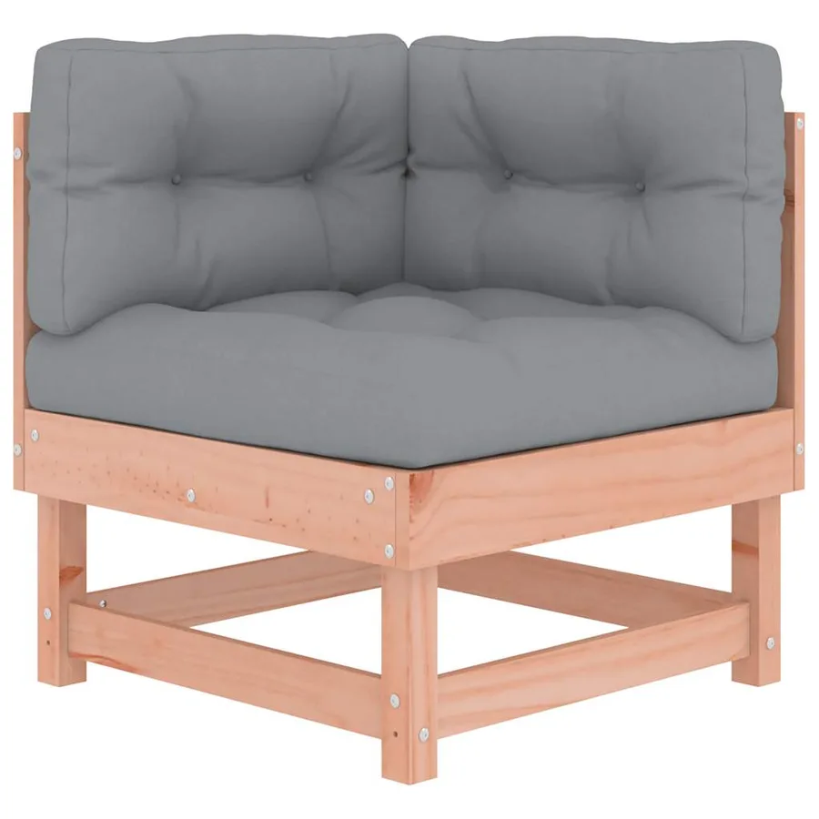 Canapés d'angle avec coussins 2 pcs bois massif douglas - 5