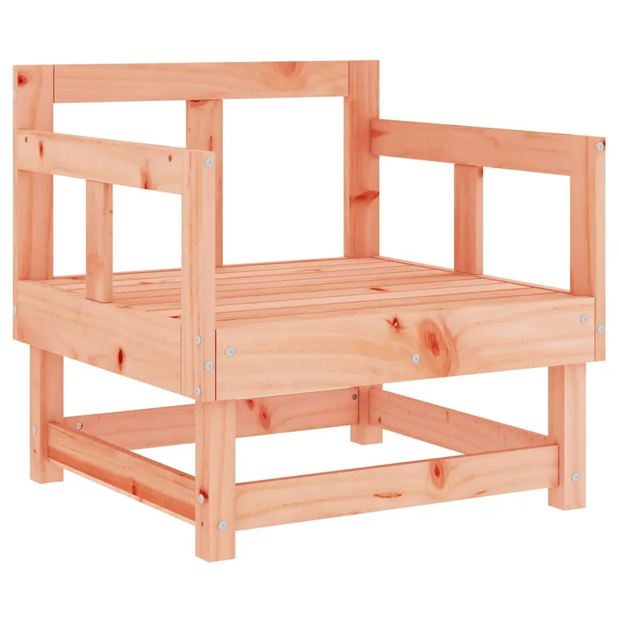 Chaises de jardin avec coussins lot de 2 bois massif douglas - 5