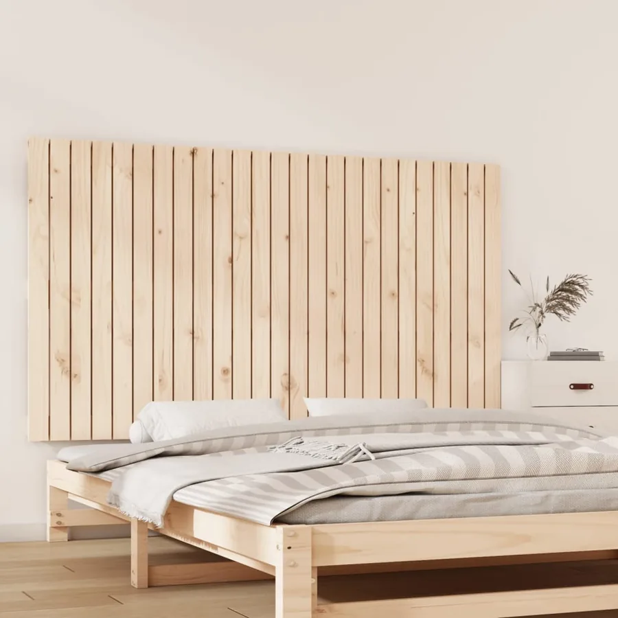 Tête de lit murale 159,5x3x90 cm Bois massif de pin