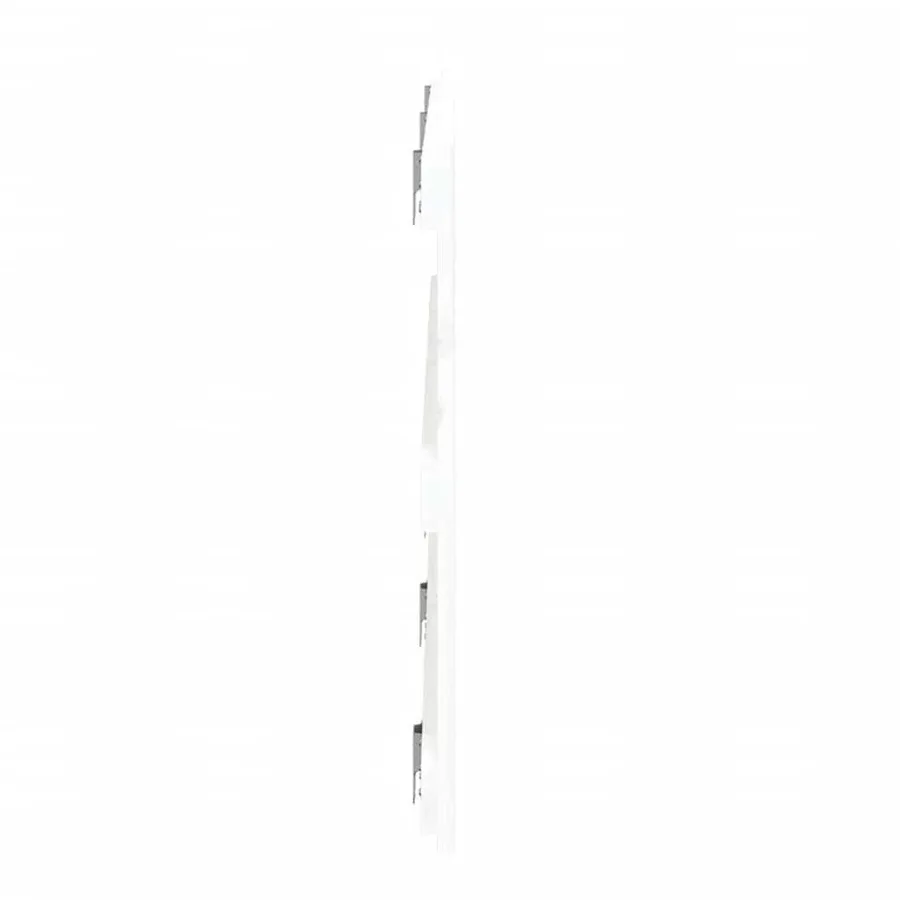 Tête de lit murale Blanc 185x3x60 cm Bois massif de pin - 5
