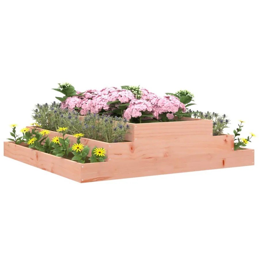 Jardinière 110x110x27 cm Bois de douglas massif - 3