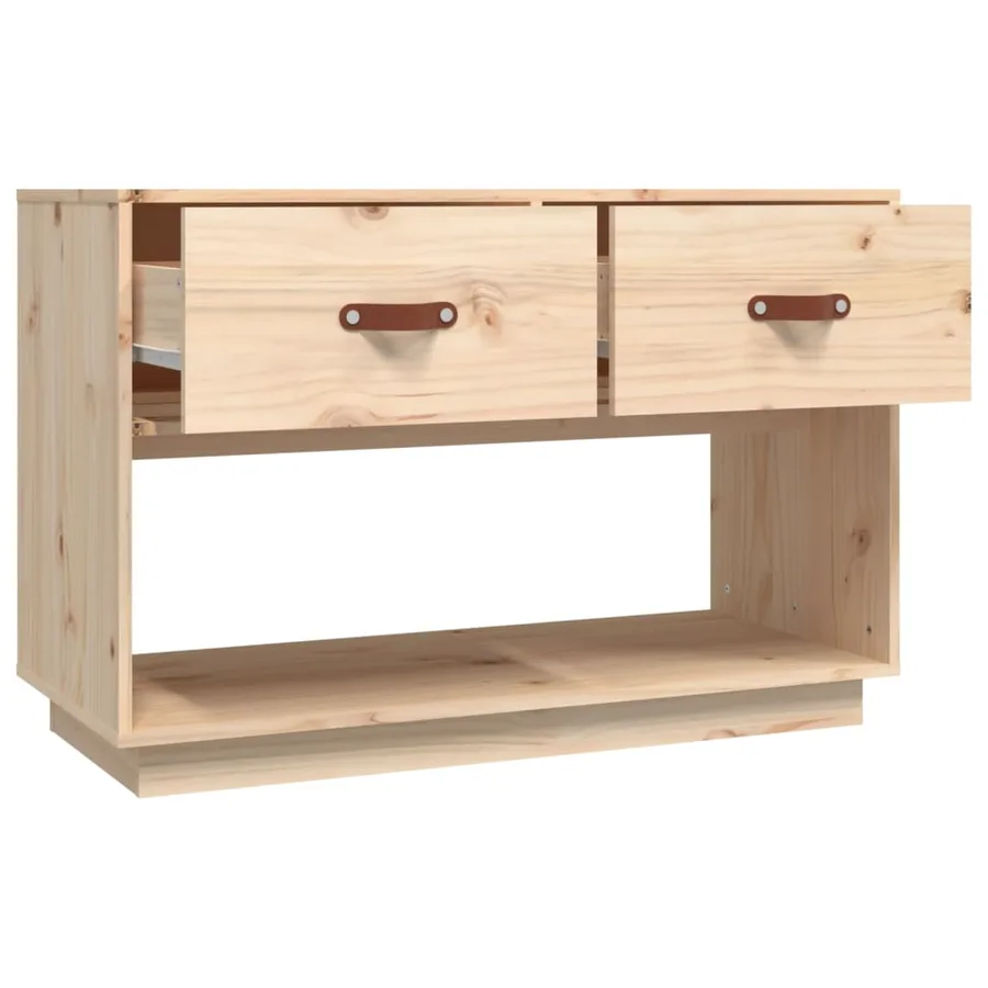 Meuble TV 90x40x60 cm Bois de pin massif - 8