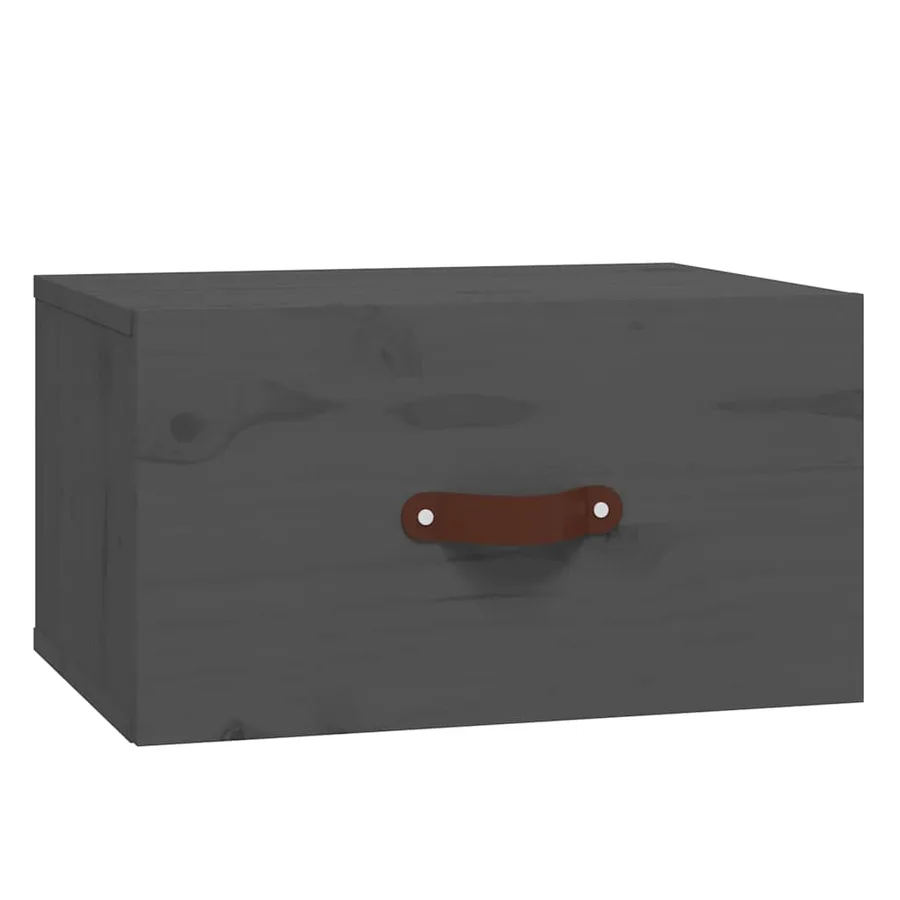 Tables de chevet murales 2 pcs Gris 40x29,5x22 cm - 5