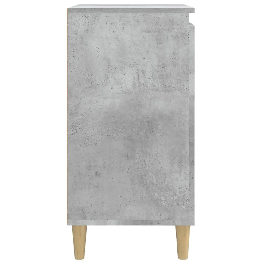 Tables de chevet 2 pcs gris béton 40x35x70 cm bois d'ingénierie - 7