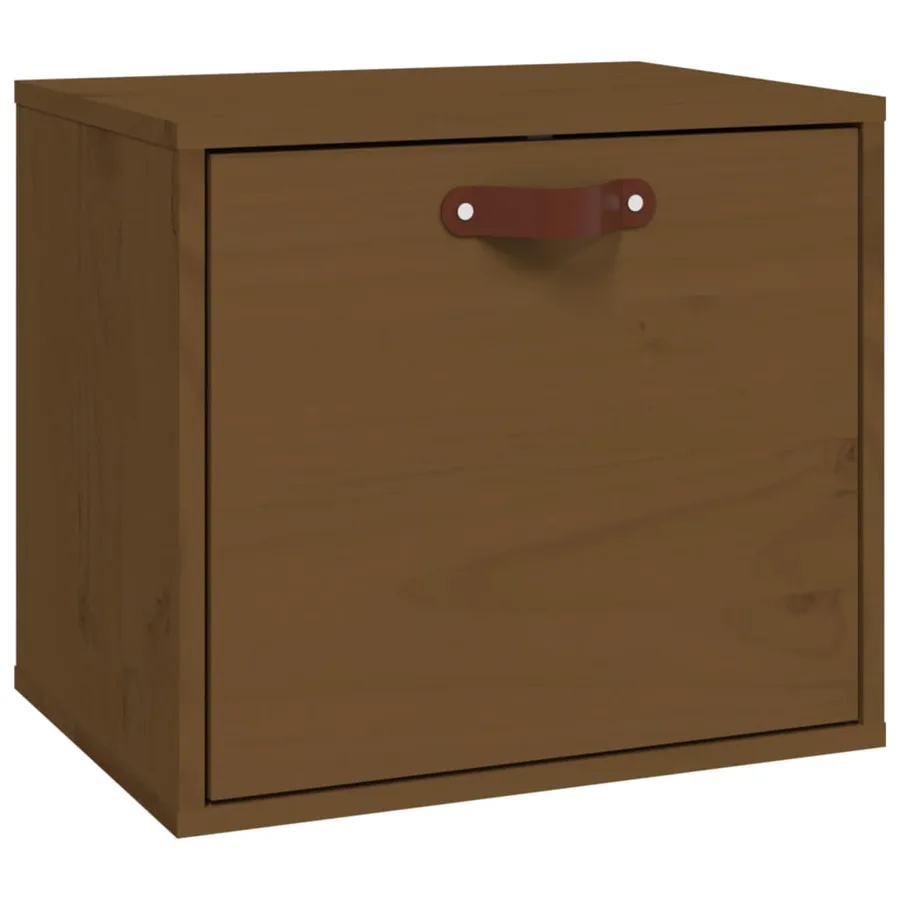 Armoire murale Marron miel 40x30x35 cm Bois de pin massif - 2