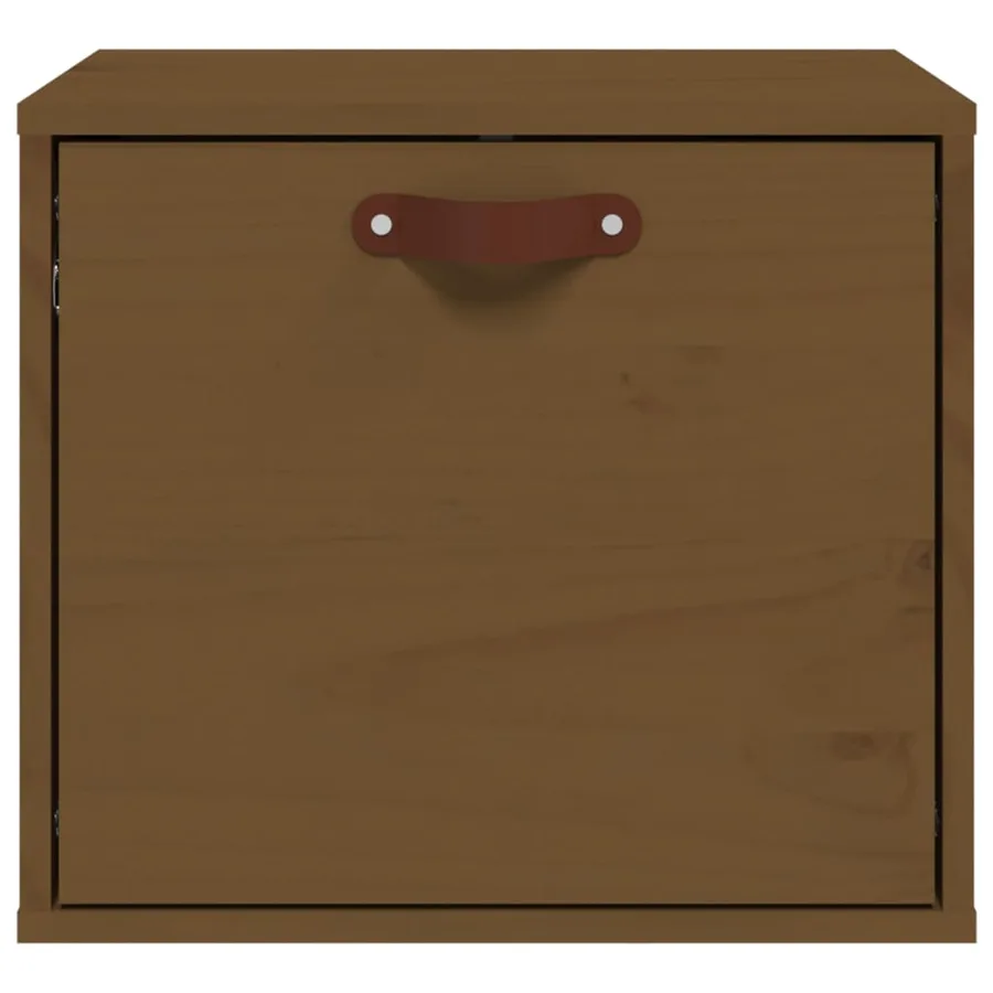 Armoire murale Marron miel 40x30x35 cm Bois de pin massif - 3
