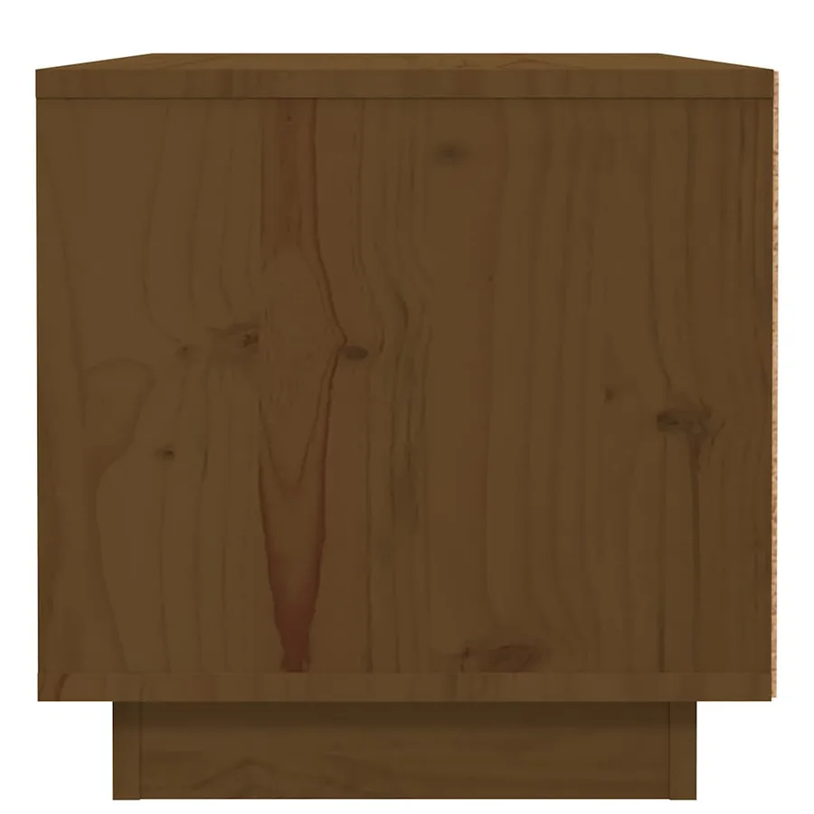 Tables de chevet 2pcs Marron miel 40x34x35cm Bois de pin massif - 7