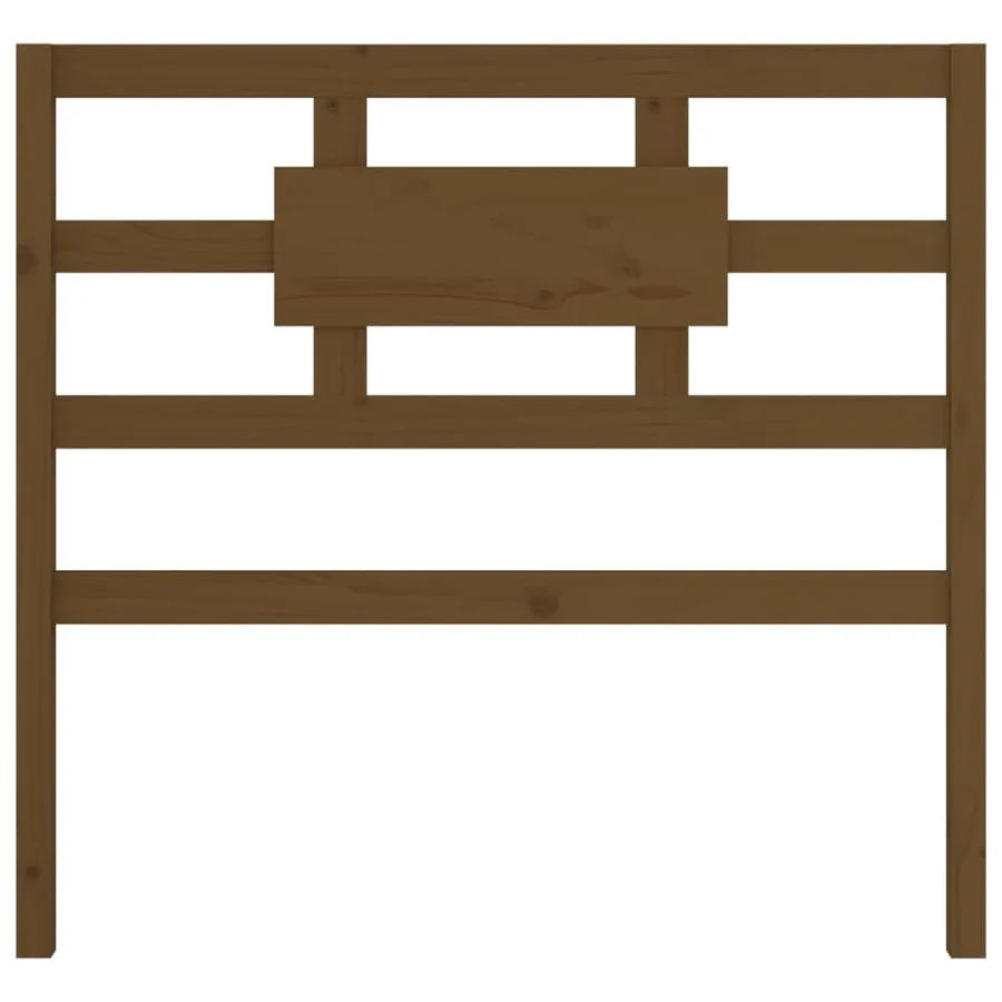 Tête de lit Marron miel 80,5x4x100 cm Bois massif de pin - 4