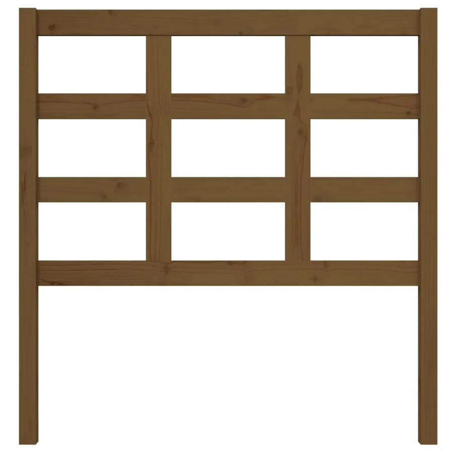 Tête de lit Marron miel 95,5x4x100 cm Bois massif de pin - 3