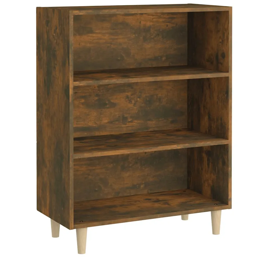 Buffet Chêne fumé 69,5x32,5x90 cm Bois d'ingénierie - 2