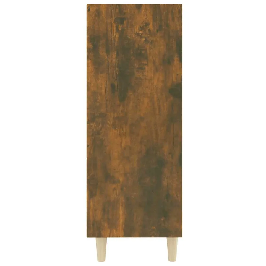 Buffet Chêne fumé 69,5x32,5x90 cm Bois d'ingénierie - 4
