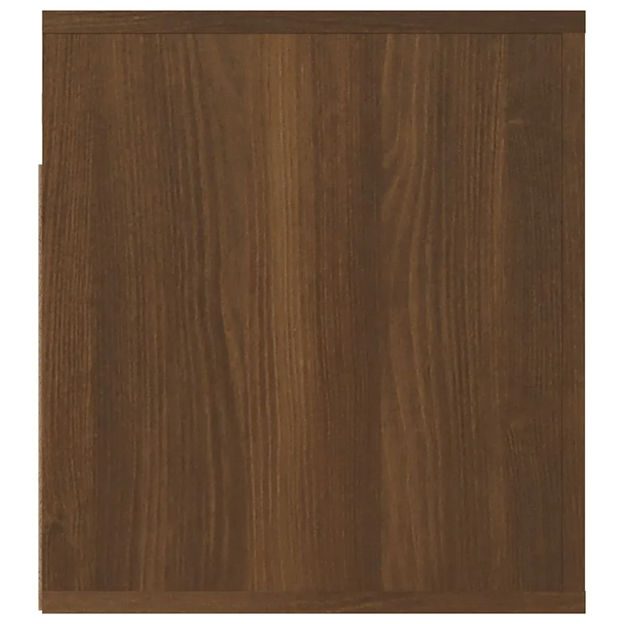 Table de chevet murale Chêne marron 50x36x40 cm - 7