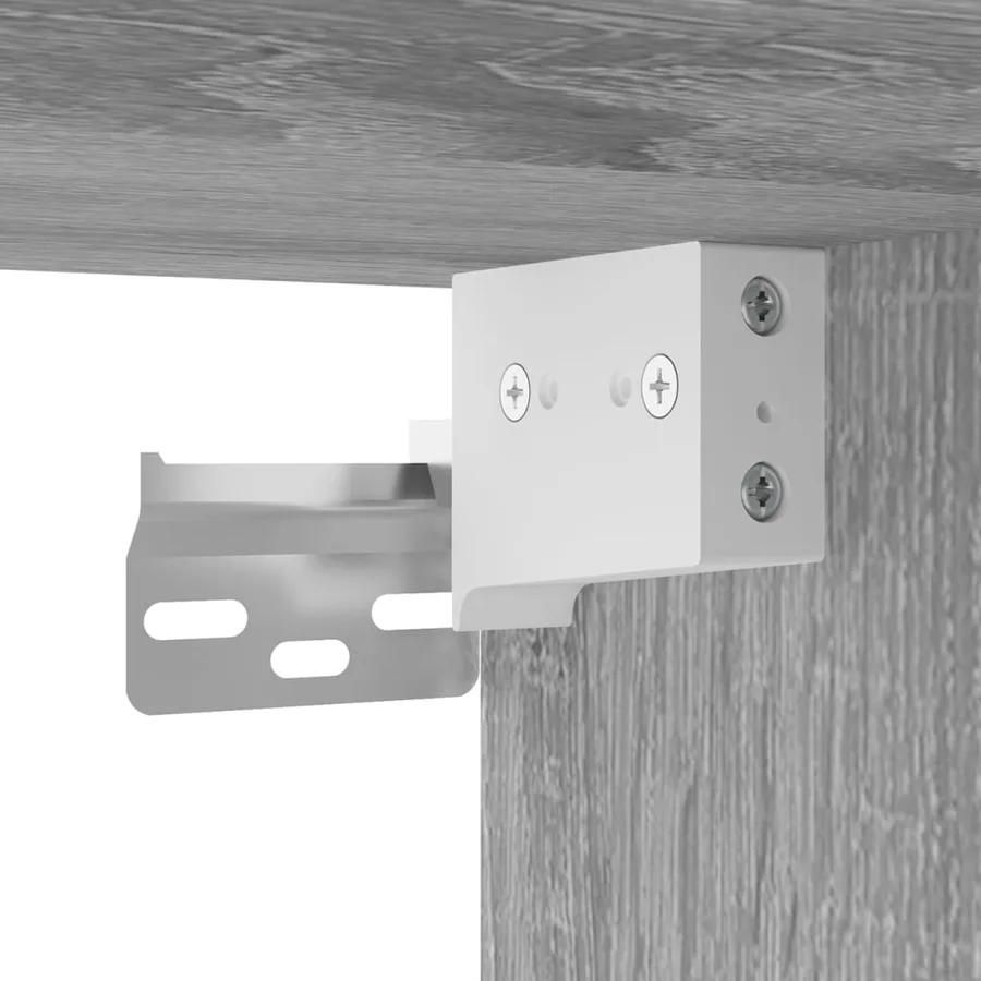 Tables de chevet murales 2 pcs Sonoma gris 50x30x47 cm - 10