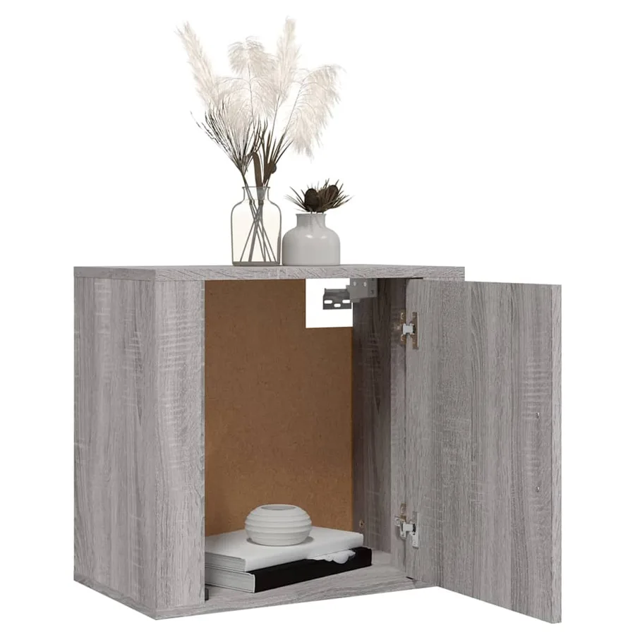 Tables de chevet murales 2 pcs Sonoma gris 50x30x47 cm - 4