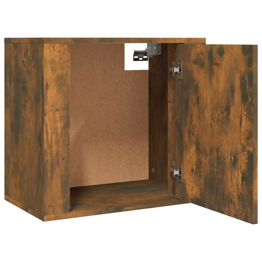 Tables de chevet murales 2 pcs Chêne fumé 50x30x47 cm - 7