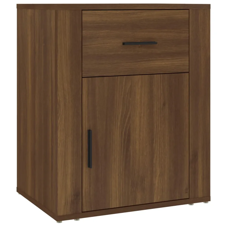 Table de chevet Chêne marron 50x36x60 cm Bois d'ingénierie - 2