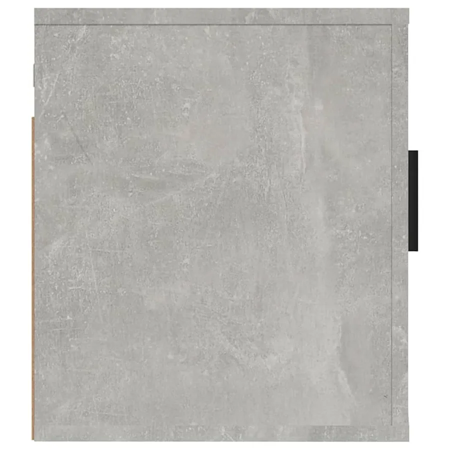 Meuble TV mural Gris béton 40x34,5x40 cm - 6