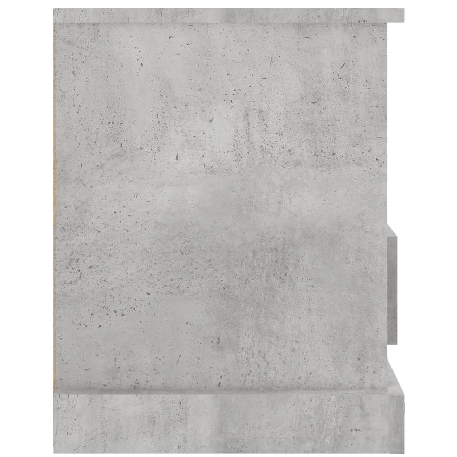 Meuble TV gris béton 93x35,5x45 cm bois d'ingénierie - 7